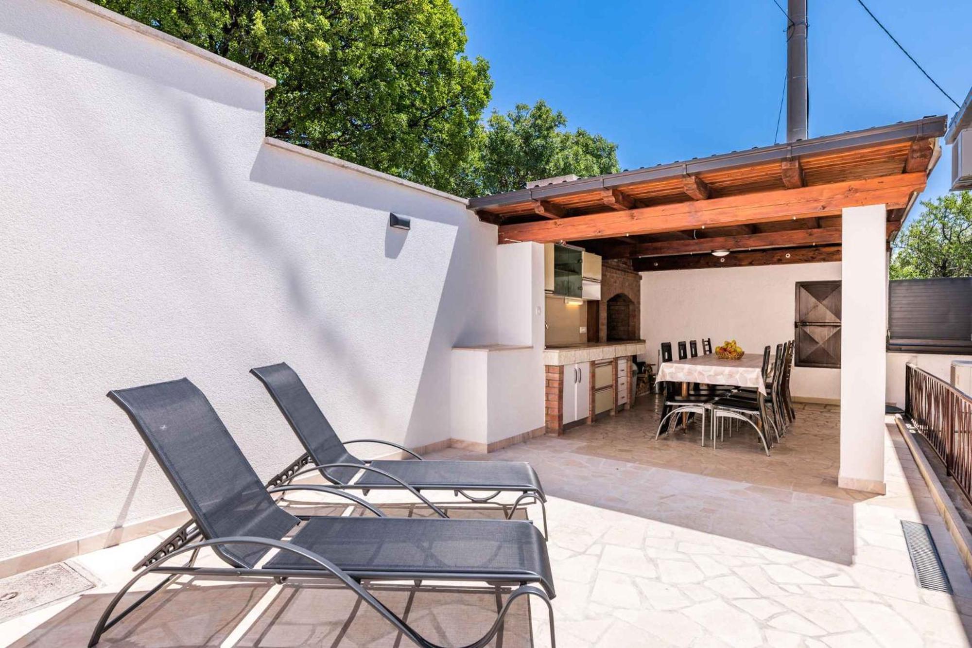 Apartment In Novi Vinodolski 15274 ポヴィレ エクステリア 写真